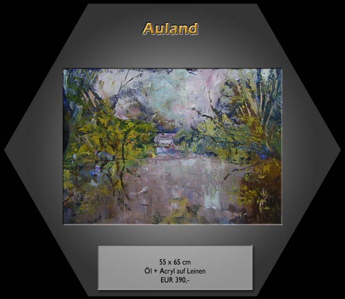 Acrylbild Aulandschaft