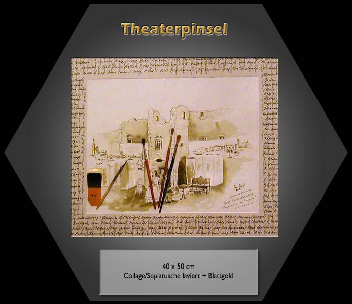 Aquarelle Theaterpinsel