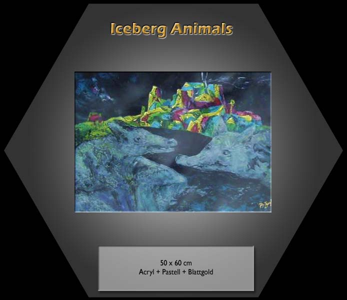 Gold/Silber Iceberg Animals